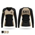 Evidence Recovery Team Women's Long Sleeve V-neck Shirt - 1