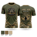 Camel kids 2026 Short Sleeve Rash Guard Shirt - 1
