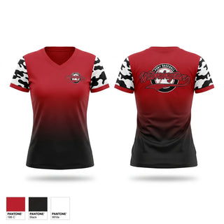 Womens Short Sleeve Vneck Shirt, Wilmington, Baseball, Teamtime, Team time, sublimation, custom sports apparel, team uniforms, spirit wear, spiritwear, sports uniforms, custom shirts, team store, custom team store, fundraiser sports, apparel fundraiser