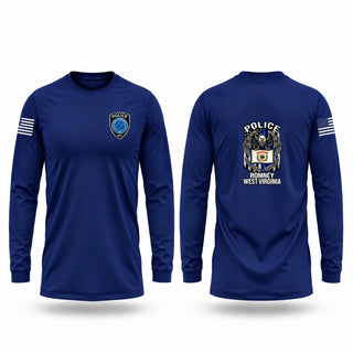 Long Sleeve Performance Shirt, Romney Police Department WV, Police, Teamtime, Team time, sublimation, custom sports apparel, team uniforms, spirit wear, spiritwear, sports uniforms, custom shirts, team store, custom team store, fundraiser sports, apparel fundraiser