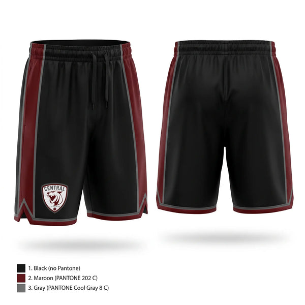 Athletic Shorts With Pockets, Cougars, Men's Soccer, Teamtime, Team time, sublimation, custom sports apparel, team uniforms, spirit wear, spiritwear, sports uniforms, custom shirts, team store, custom team store, fundraiser sports, apparel fundraiser