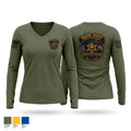Detective Division Women's Long Sleeve V-neck Shirt - 1