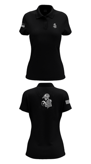 Womens Short Sleeve Performance Polo, 812 CES, Air Force, Teamtime, Team time, sublimation, custom sports apparel, team uniforms, spirit wear, spiritwear, sports uniforms, custom shirts, team store, custom team store, fundraiser sports, apparel fundraiser