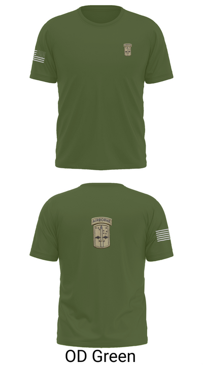 C co 4/327th INF BN 89497765 Short Sleeve Performance Shirt - 56