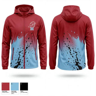 Windbreaker, Minden Crimson Tide, Men's Basketball, Teamtime, Team time, sublimation, custom sports apparel, team uniforms, spirit wear, spiritwear, sports uniforms, custom shirts, team store, custom team store, fundraiser sports, apparel fundraiser