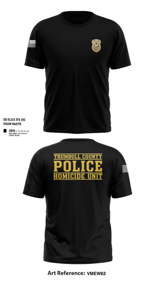 Short Sleeve Performance Shirt, Trumbull County Homicide Investigation and Prosecution Unit, , Teamtime, Team time, sublimation, custom sports apparel, team uniforms, spirit wear, spiritwear, sports uniforms, custom shirts, team store, custom team store, fundraiser sports, apparel fundraiser