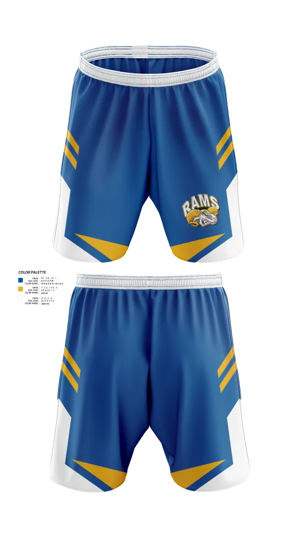 Athletic Shorts With Pockets, Brogden Rams, Baseball, Teamtime, Team time, sublimation, custom sports apparel, team uniforms, spirit wear, spiritwear, sports uniforms, custom shirts, team store, custom team store, fundraiser sports, apparel fundraiser