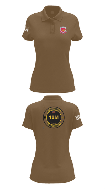 1153rd Firefighter Unit 94672135 Women's Short Sleeve Performance Polo  - 14