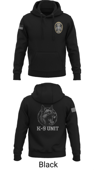 Hoodie, Farmersville Police K9 Unit, Police, Teamtime, Team time, sublimation, custom sports apparel, team uniforms, spirit wear, spiritwear, sports uniforms, custom shirts, team store, custom team store, fundraiser sports, apparel fundraiser