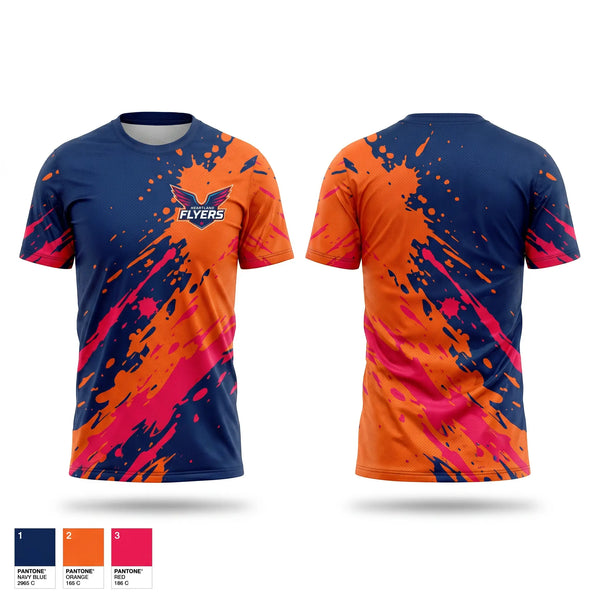 Soft Poly Tee Cotton Like Feel, Heartland Flyers, Track & Field, Teamtime, Team time, sublimation, custom sports apparel, team uniforms, spirit wear, spiritwear, sports uniforms, custom shirts, team store, custom team store, fundraiser sports, apparel fundraiser