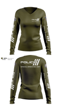 Inteligencia criminal Women's Long Sleeve V-neck Shirt - 20