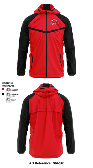 Windbreaker, Dalton Junior High School Swimming, Swimming, Teamtime, Team time, sublimation, custom sports apparel, team uniforms, spirit wear, spiritwear, sports uniforms, custom shirts, team store, custom team store, fundraiser sports, apparel fundraiser