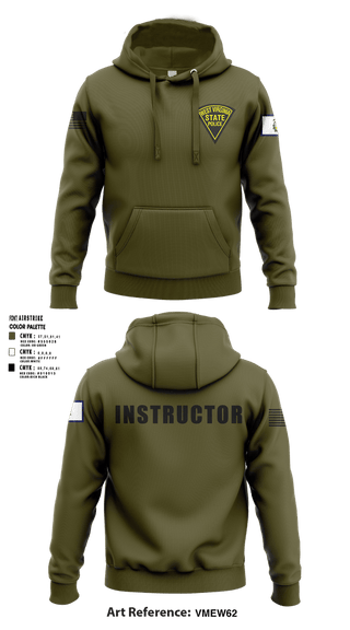 Hoodie, State Police, Police, Teamtime, Team time, sublimation, custom sports apparel, team uniforms, spirit wear, spiritwear, sports uniforms, custom shirts, team store, custom team store, fundraiser sports, apparel fundraiser