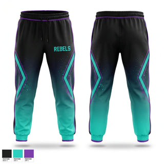 Sweatpants, Rebels, Baseball, Teamtime, Team time, sublimation, custom sports apparel, team uniforms, spirit wear, spiritwear, sports uniforms, custom shirts, team store, custom team store, fundraiser sports, apparel fundraiser