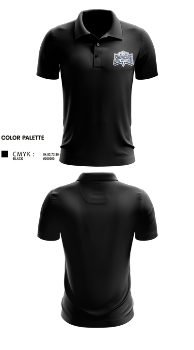 Showcase Pro Wrestling 35565590 Short Sleeve Performance Polo - 1