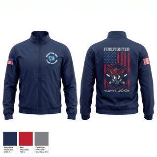 Windbreaker, Shafton VFC, Fire Department, Teamtime, Team time, sublimation, custom sports apparel, team uniforms, spirit wear, spiritwear, sports uniforms, custom shirts, team store, custom team store, fundraiser sports, apparel fundraiser