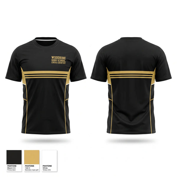 Short Sleeve Performance Shirt, Woodbine High School Cross Country, Cross Country, Teamtime, Team time, sublimation, custom sports apparel, team uniforms, spirit wear, spiritwear, sports uniforms, custom shirts, team store, custom team store, fundraiser sports, apparel fundraiser