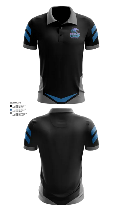 Prime example dance team 17966746 Short Sleeve Performance Polo - 1