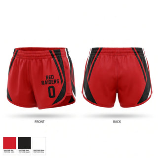 Womens Shorts, Red Raiders, Softball, Teamtime, Team time, sublimation, custom sports apparel, team uniforms, spirit wear, spiritwear, sports uniforms, custom shirts, team store, custom team store, fundraiser sports, apparel fundraiser