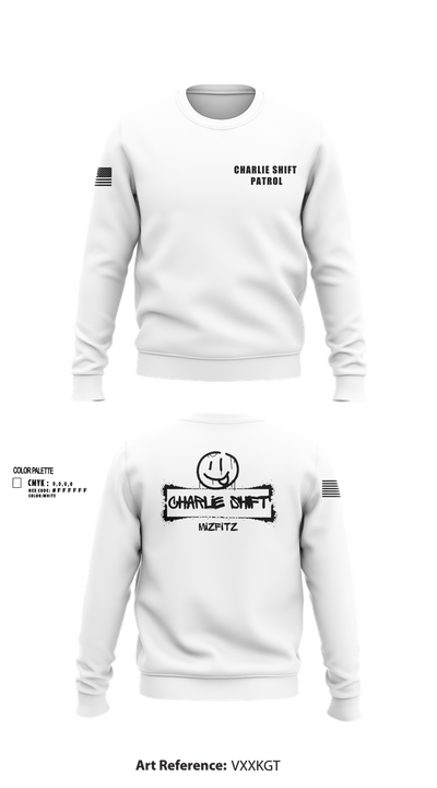 Charlie Shift Patrol 23764054 Crew Neck Sweatshirt - 101