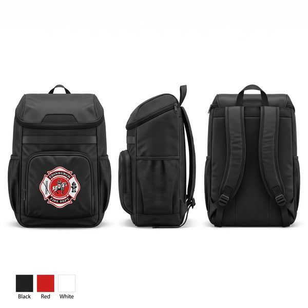 Gear Bag, Edinburgh Fire Lancer Logo, EMS/EMT, Teamtime, Team time, sublimation, custom sports apparel, team uniforms, spirit wear, spiritwear, sports uniforms, custom shirts, team store, custom team store, fundraiser sports, apparel fundraiser