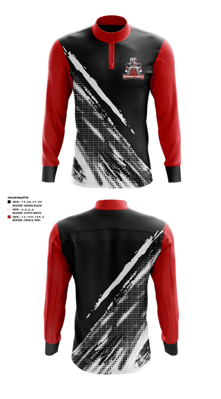 Quarter Zip Jacket, DCRR, Men's Basketball, Teamtime, Team time, sublimation, custom sports apparel, team uniforms, spirit wear, spiritwear, sports uniforms, custom shirts, team store, custom team store, fundraiser sports, apparel fundraiser