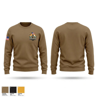 Crew Neck Sweatshirt, Crusaders, Army, Teamtime, Team time, sublimation, custom sports apparel, team uniforms, spirit wear, spiritwear, sports uniforms, custom shirts, team store, custom team store, fundraiser sports, apparel fundraiser
