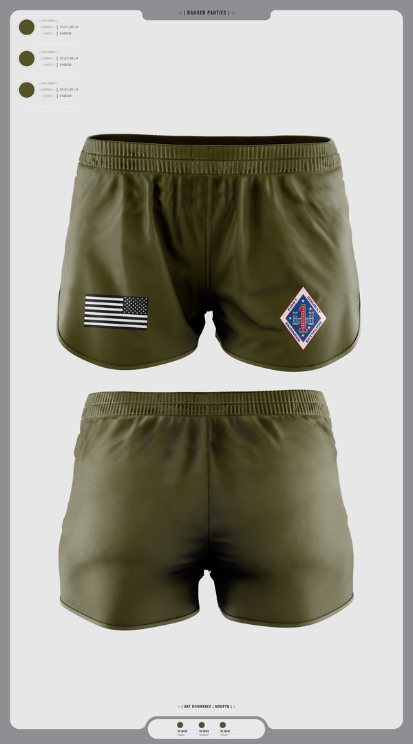 Ranger Panties, 1st Combat Engineer Battalion, , Teamtime, Team time, sublimation, custom sports apparel, team uniforms, spirit wear, spiritwear, sports uniforms, custom shirts, team store, custom team store, fundraiser sports, apparel fundraiser
