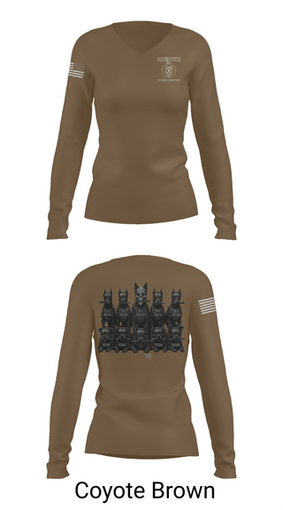 Womens Long Sleeve Vneck Shirt, 4th ID, , Teamtime, Team time, sublimation, custom sports apparel, team uniforms, spirit wear, spiritwear, sports uniforms, custom shirts, team store, custom team store, fundraiser sports, apparel fundraiser