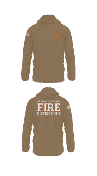 Windbreaker, Orange County Rural District 1 Fire Department, , Teamtime, Team time, sublimation, custom sports apparel, team uniforms, spirit wear, spiritwear, sports uniforms, custom shirts, team store, custom team store, fundraiser sports, apparel fundraiser
