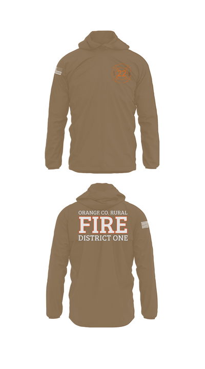 Orange County Rural District 1 Fire Department 66539276 Windbreaker - 1