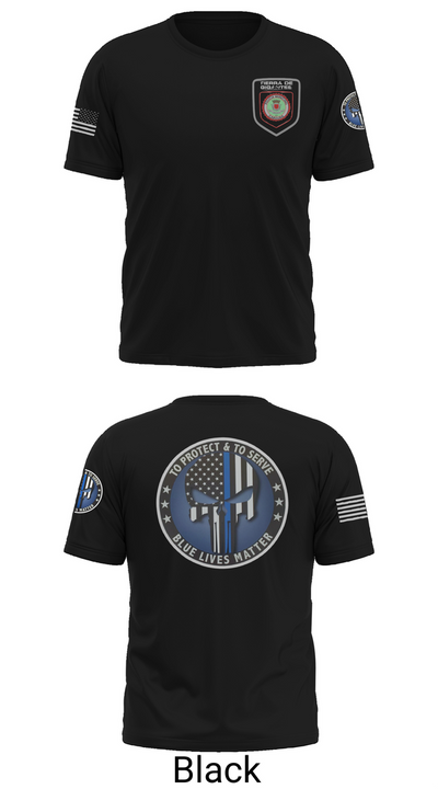 Policía Municipal de Carolina 96327149 Short Sleeve Performance Shirt - 34