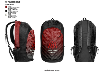 Gear Bag, Ares Volleyball Academy, Women's Volleyball, Teamtime, Team time, sublimation, custom sports apparel, team uniforms, spirit wear, spiritwear, sports uniforms, custom shirts, team store, custom team store, fundraiser sports, apparel fundraiser