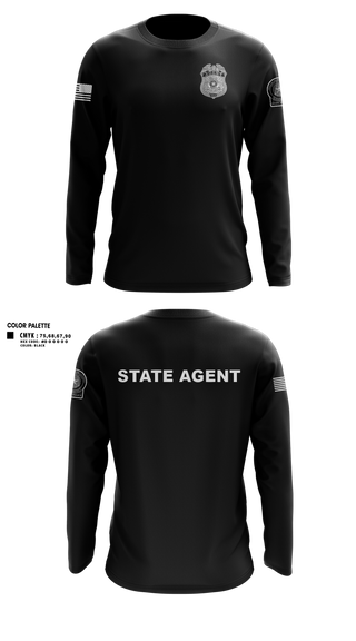 Long Sleeve Performance Shirt, 8TH DA DTF MCU, Police, Teamtime, Team time, sublimation, custom sports apparel, team uniforms, spirit wear, spiritwear, sports uniforms, custom shirts, team store, custom team store, fundraiser sports, apparel fundraiser