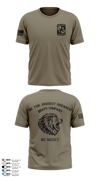 Short Sleeve Performance Shirt, Tiger Battalion: B Co. ROTC, Army, Teamtime, Team time, sublimation, custom sports apparel, team uniforms, spirit wear, spiritwear, sports uniforms, custom shirts, team store, custom team store, fundraiser sports, apparel fundraiser
