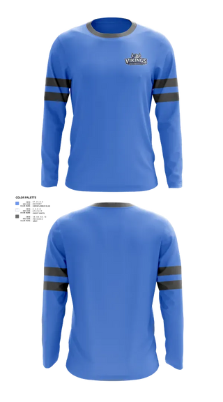 Long Sleeve Performance Shirt, Vikings, Baseball, Teamtime, Team time, sublimation, custom sports apparel, team uniforms, spirit wear, spiritwear, sports uniforms, custom shirts, team store, custom team store, fundraiser sports, apparel fundraiser