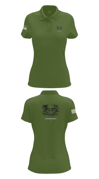 Womens Short Sleeve Performance Polo, 1245th Transportation Company, , Teamtime, Team time, sublimation, custom sports apparel, team uniforms, spirit wear, spiritwear, sports uniforms, custom shirts, team store, custom team store, fundraiser sports, apparel fundraiser