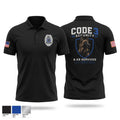 Code 3 Security Short Sleeve Performance Polo - 1