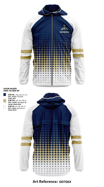 North Brunswick High School Dance Team 60064720 Windbreaker - 1