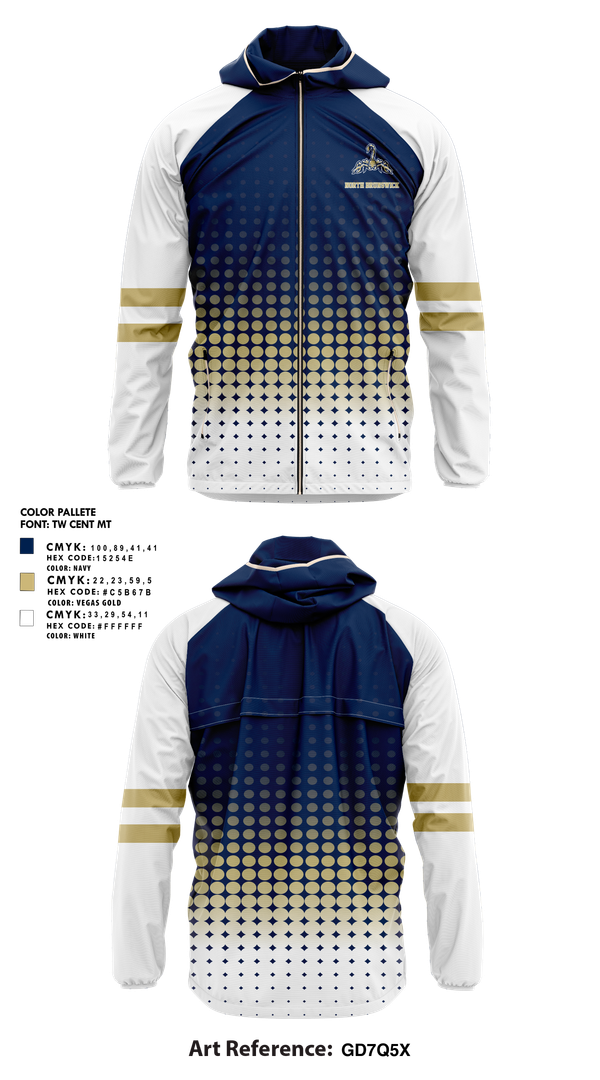 Windbreaker, North Brunswick High School Dance Team, Spirit Store, Teamtime, Team time, sublimation, custom sports apparel, team uniforms, spirit wear, spiritwear, sports uniforms, custom shirts, team store, custom team store, fundraiser sports, apparel fundraiser