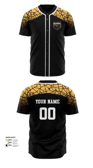 Full Button Baseball Jersey, Oklahoma dirtbags, Baseball, Teamtime, Team time, sublimation, custom sports apparel, team uniforms, spirit wear, spiritwear, sports uniforms, custom shirts, team store, custom team store, fundraiser sports, apparel fundraiser