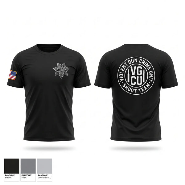 Short Sleeve Performance Shirt, Violent Gun Crime Unit, Police, Teamtime, Team time, sublimation, custom sports apparel, team uniforms, spirit wear, spiritwear, sports uniforms, custom shirts, team store, custom team store, fundraiser sports, apparel fundraiser
