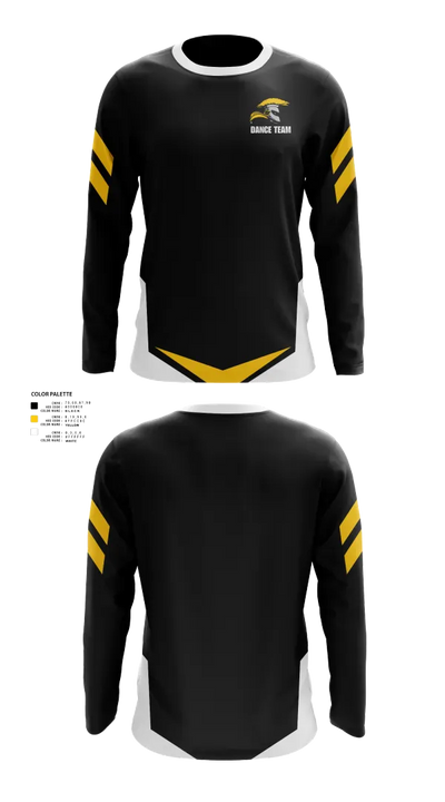 Waupun Middle School Dance Team 81884290 Long Sleeve Performance Shirt 21