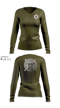 Marine wing support squadron 273 21344026 Women's Long Sleeve V-neck Shirt - 31