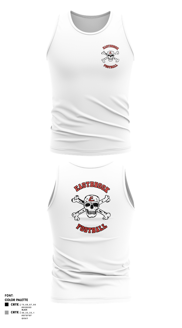 Tank Top, Eastbrook Football, Army, Teamtime, Team time, sublimation, custom sports apparel, team uniforms, spirit wear, spiritwear, sports uniforms, custom shirts, team store, custom team store, fundraiser sports, apparel fundraiser