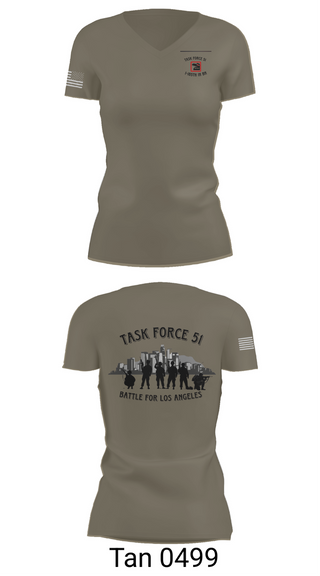 Womens Short Sleeve Vneck Shirt, 1-185th IN BN, , Teamtime, Team time, sublimation, custom sports apparel, team uniforms, spirit wear, spiritwear, sports uniforms, custom shirts, team store, custom team store, fundraiser sports, apparel fundraiser