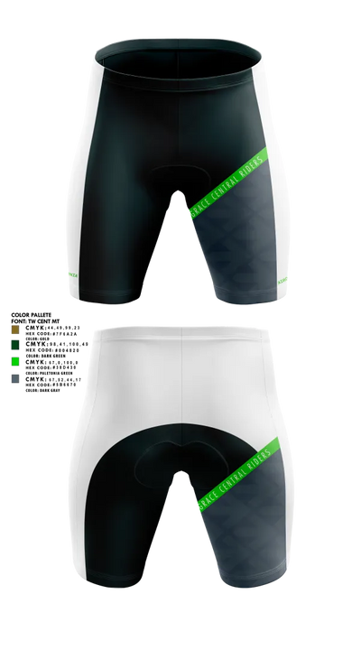 Grace Central Riders Pelotonia 6119649 Men's Compression Shorts - 3