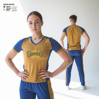 Womens Short Sleeve Vneck Shirt, Richwoods Cheer, Cheer, Teamtime, Team time, sublimation, custom sports apparel, team uniforms, spirit wear, spiritwear, sports uniforms, custom shirts, team store, custom team store, fundraiser sports, apparel fundraiser