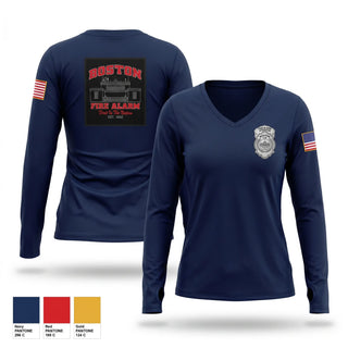 Old School Cotton Feel Shirt, Boston Fire Alarm, Fire Department, Teamtime, Team time, sublimation, custom sports apparel, team uniforms, spirit wear, spiritwear, sports uniforms, custom shirts, team store, custom team store, fundraiser sports, apparel fundraiser