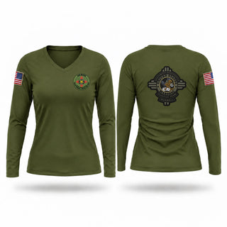 Womens Long Sleeve Vneck Shirt, South West Investigative Fugitive Team, Police, Teamtime, Team time, sublimation, custom sports apparel, team uniforms, spirit wear, spiritwear, sports uniforms, custom shirts, team store, custom team store, fundraiser sports, apparel fundraiser